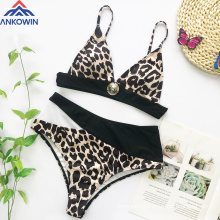 Hot Selling Summer Wholesale New Fashion Bikini Swimwear Leopard Print Women Swimwear